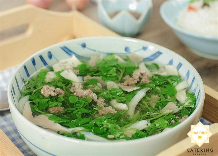 Nấu "canh xà lách soong" với hương vị hấp dẫn